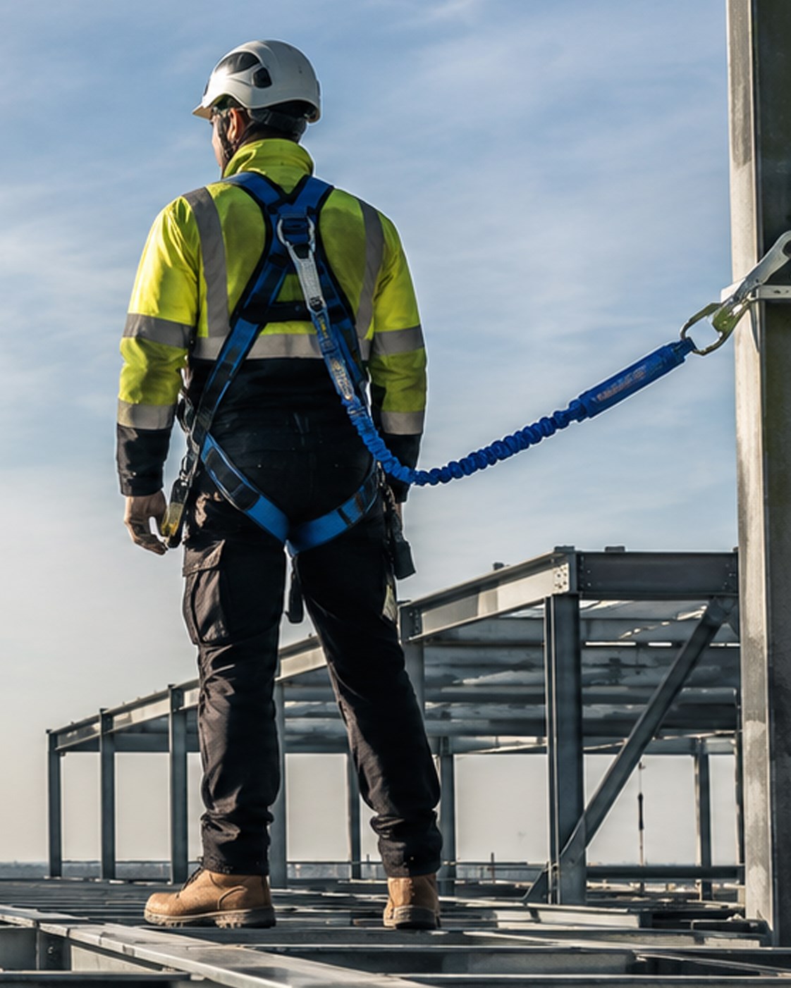 Fall protection systems and harness training
