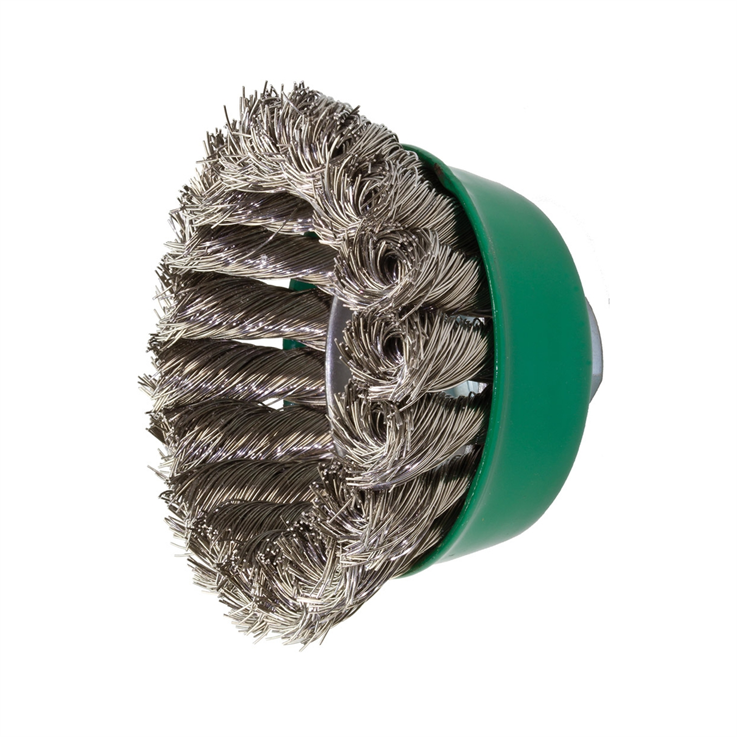 Twist Knot Cup Brush - 65mm, M14, Coarse