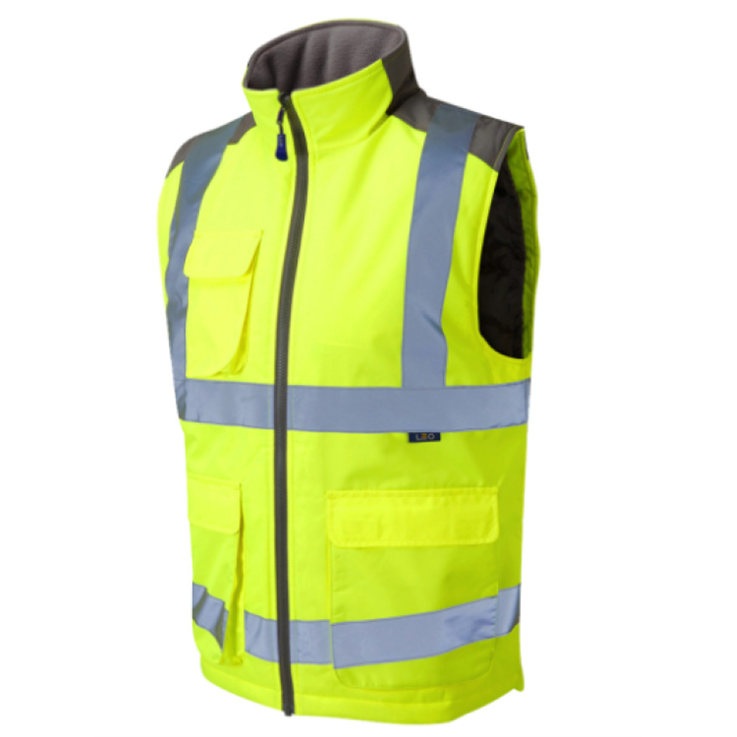 Leo TORRINGTON ISO 20471 Class 2 Bodywarmer Yellow