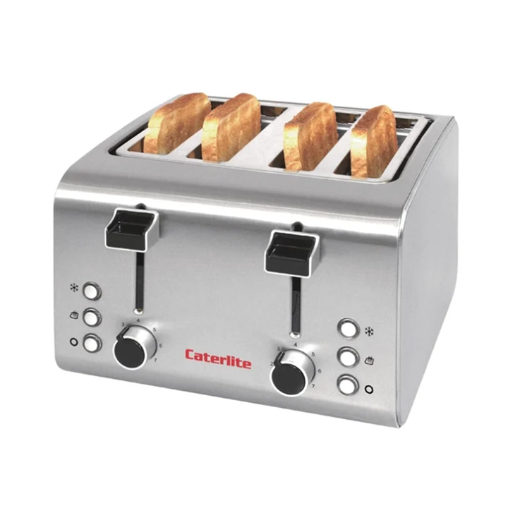 Caterlite 4 Slot Stainless Steel Toaster