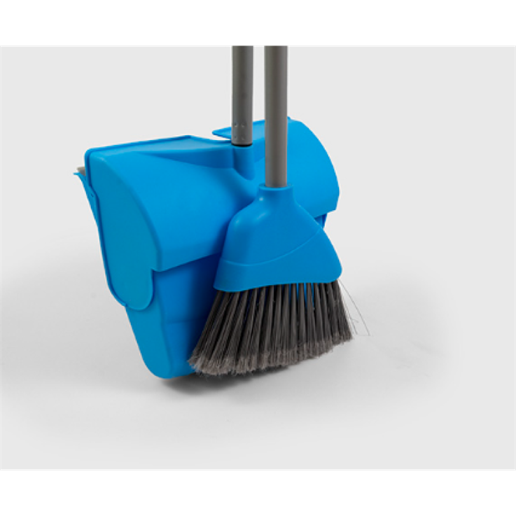 Hygienic Lobby Dustpan with Medium 252mm Angle Socket Broom