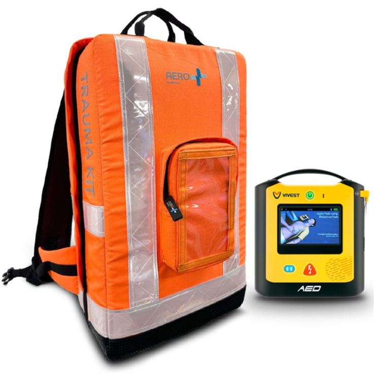 OnSite Modulator Emergency Response Rucksack with Vivest X3 Defibrillator