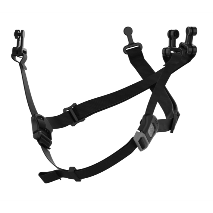 Baseworker™ 4 point Chinstrap - Black - Adjustable