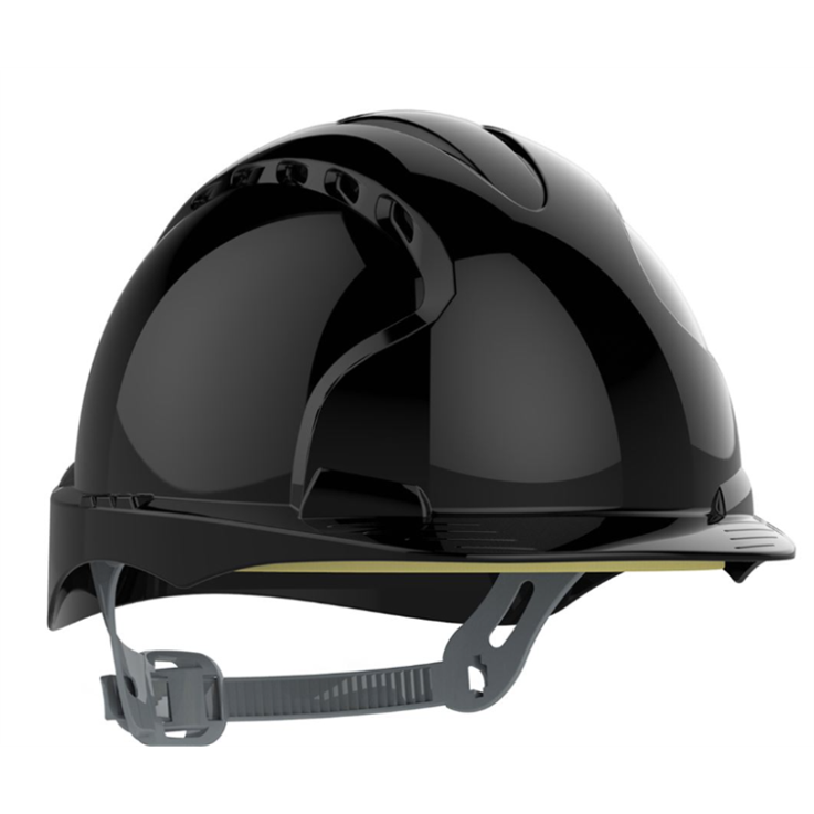 EVO 2 Comfort Vented Safety Helmet - Black