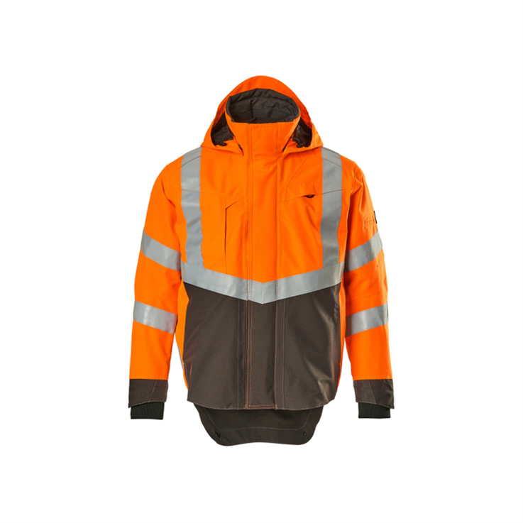 Mascot Harlow Outer Shell Jacket Orange/Grey