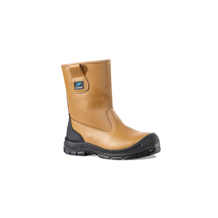 Chicago S3 Lined  Safety Rigger Boot with Midsole Protection - Tan