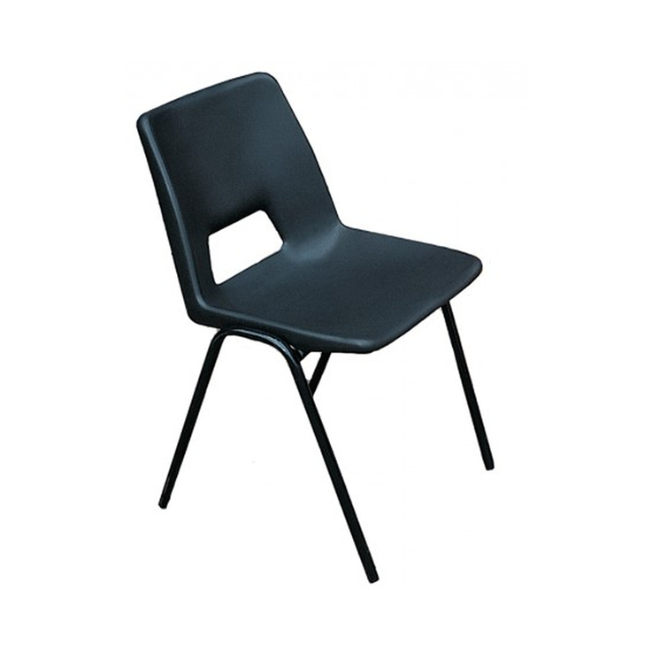 Plastic Stacking Chair - W:490 x H:725 x D:470 mm