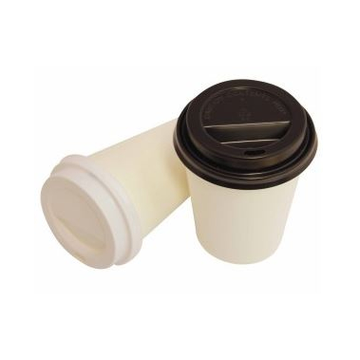 12oz Plastic Sip Thru Lid - Box of 1000 - White