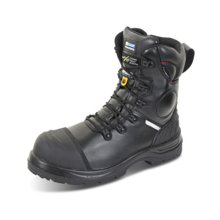 Click Trencher Plus Side Zip Safety Boot - Black