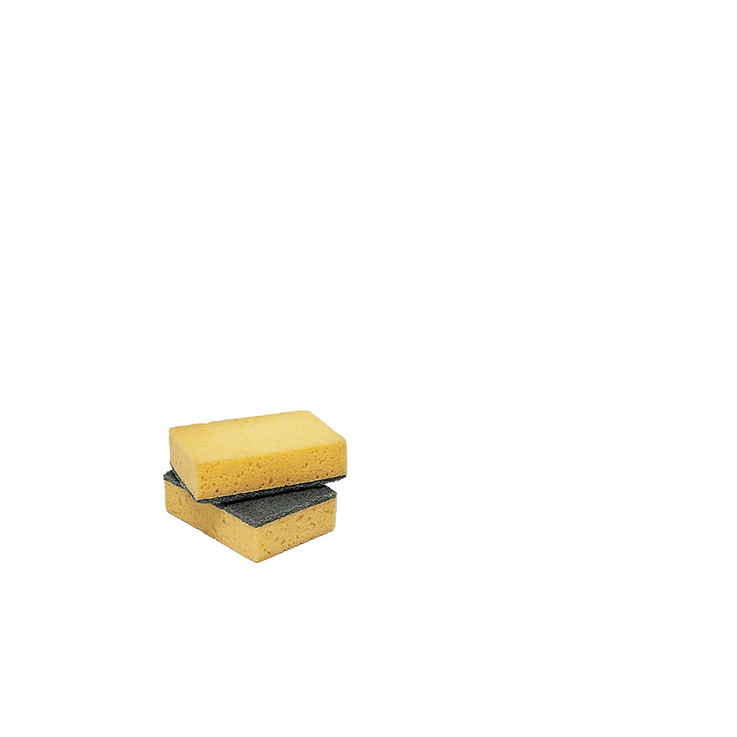 Large Sponge Scourers (pk-10) - Yellow/Green