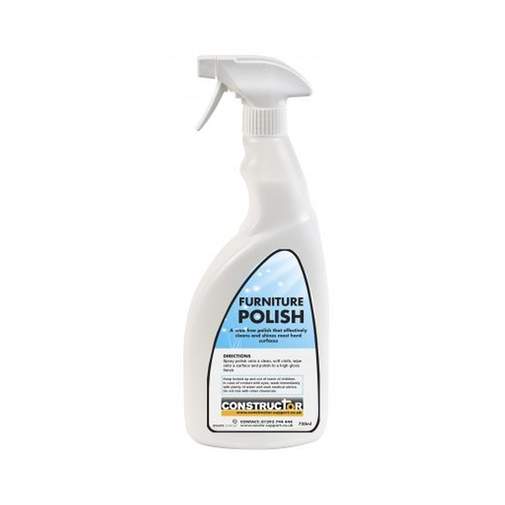 Constructor Furniture Polish - Trigger Spray - 750ml (Pack of 6)