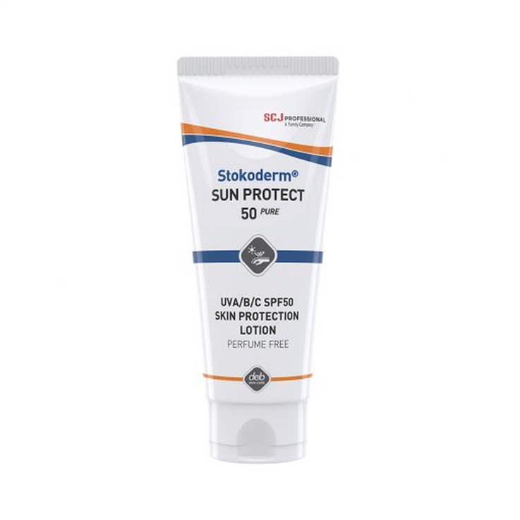 Deb Stokoderm® Universal Sun Protect 50 PURE Sun Cream Lotion 100ml Bottle
