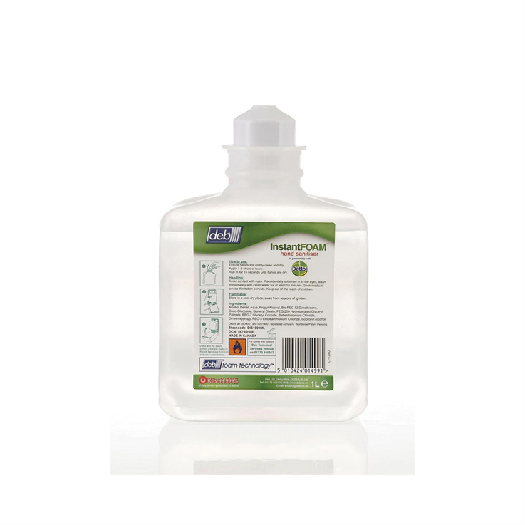 Deb Instant Foam Complete Sanitiser - 1 ltr