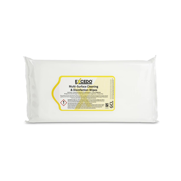 Multi Surface Disinfectant Wipes (single pk-100)