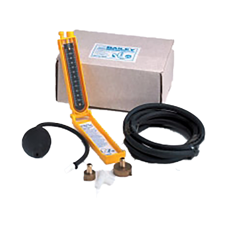 Air U-Gauge (Drain Test) Kit (Manometer) - 1m Hose