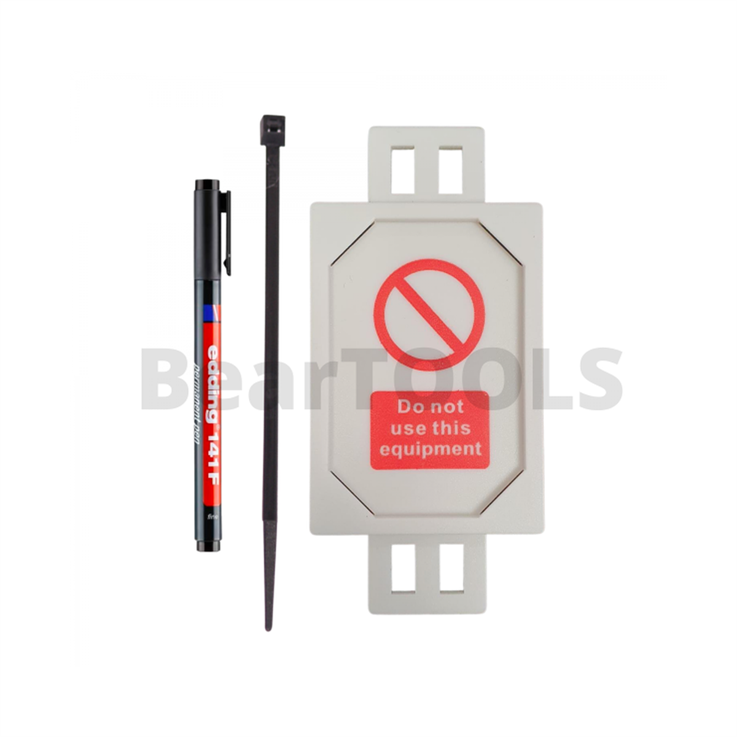 BearTOOLS Equipment Safety Notice Kit - 20 PACK