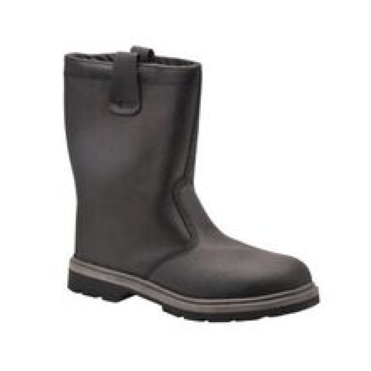 Black Rigger Boot