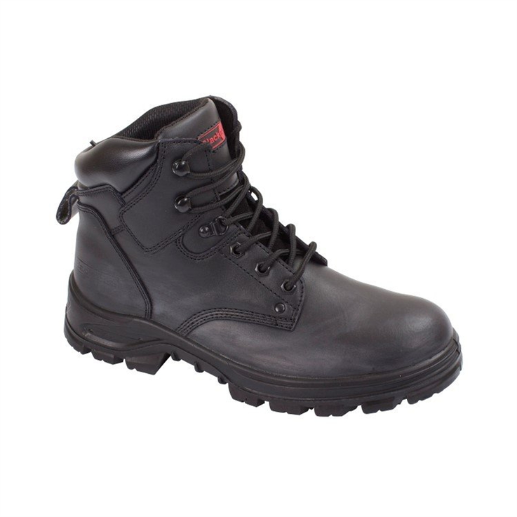 Steel Toe and Midsole Trekking Boots - Black