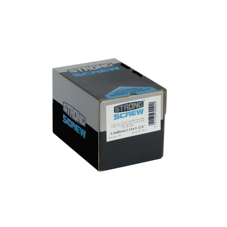 Multi Purpose Csk Pozidrive Zinc Plated Woodscrew