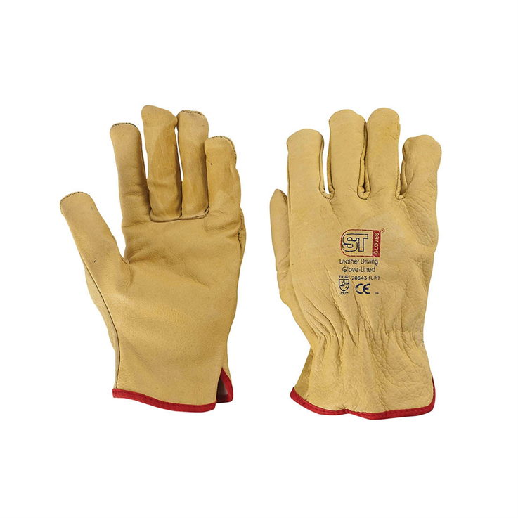 Quality Hide Lined Drivers Gloves