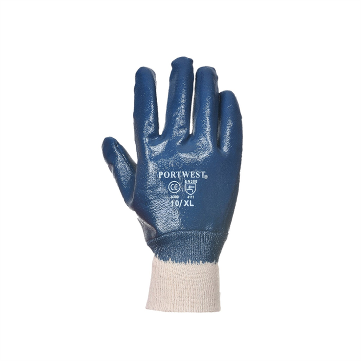 Lightweight Nitrile Full Dip Knitwrist Gloves