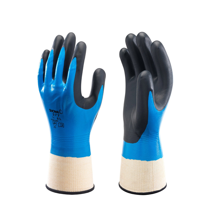 Showa 377 Nitrile Foam Coated Glove