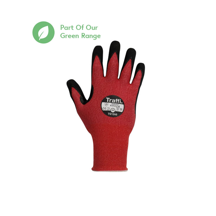 Traffi Microdex LXT Nitrile Cut Level A Safety Glove