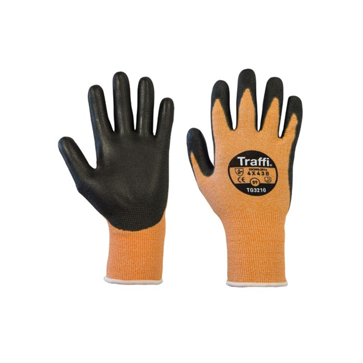 Traffi X-Dura Metric PU Cut Level B Safety Glove