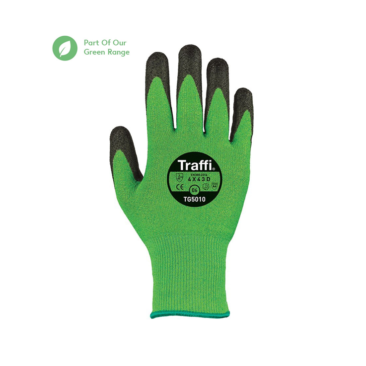 Traffi X-Dura Classic PU Cut Level D Safety Glove