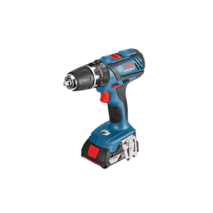 Bosch 18 Volt 2 Speed Li-ion Cordless Combi Drill c/w 2 x 4.0ah Batteries