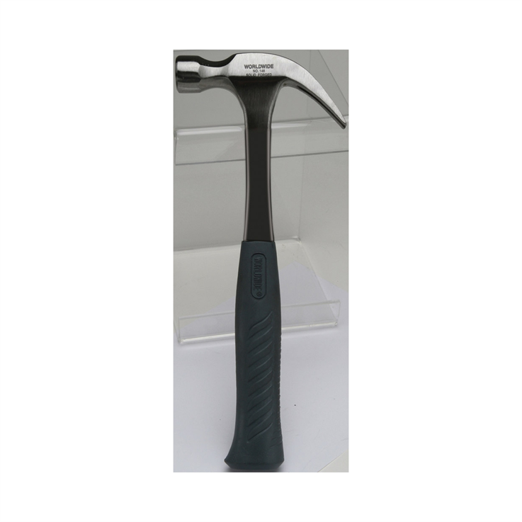 All Steel Drop Forged Cushion Grip Claw Hammer - 20oz