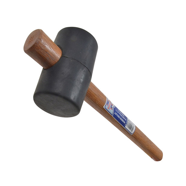 Rubber Mallet -Black 680g (24oz) - Black - 63mm - 680g