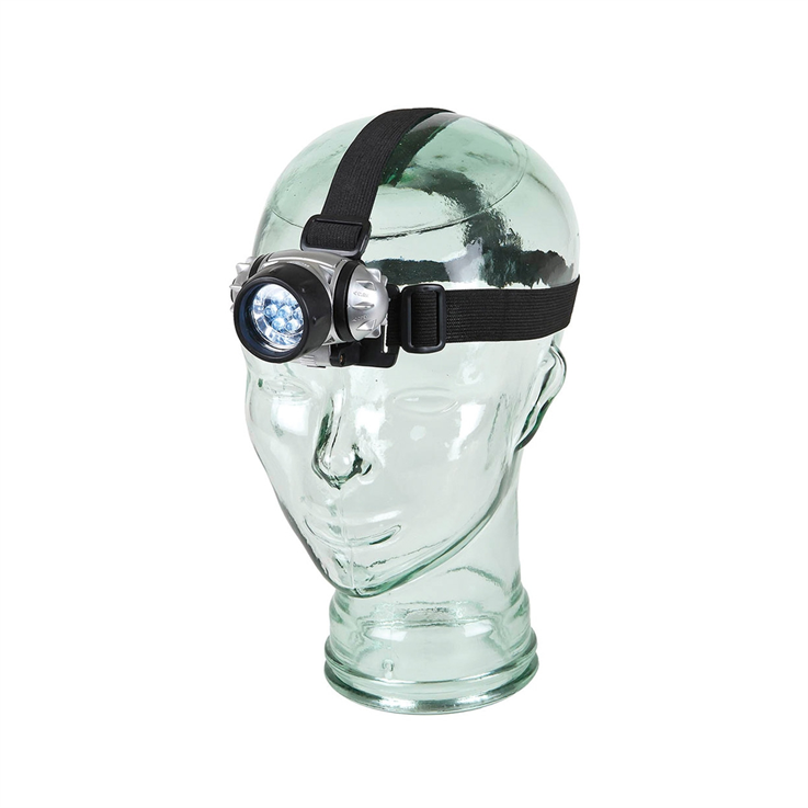 LED Head Torch with White and Red light Modes. 100 Lumen (incl 3 x AAA batteries) - 100 Lumens