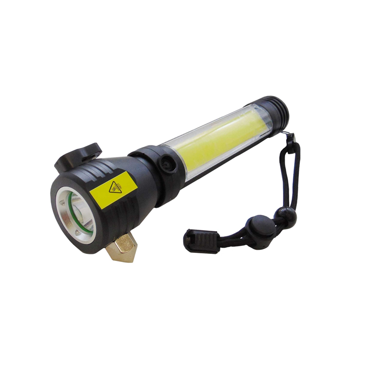 Rechargeable Powerful COB LED Torch and Inspection work light - Black