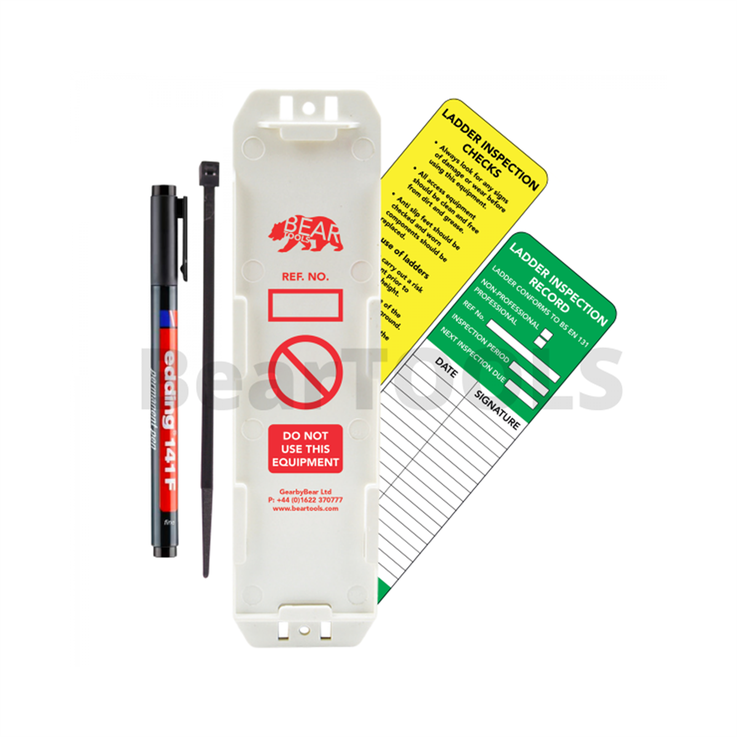 BearTOOLS Ladder Inspection Record Kit- pk10