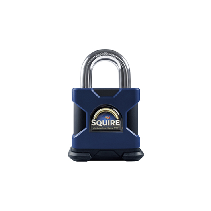 High Security Open Shackle Steel Padlock - 50mm