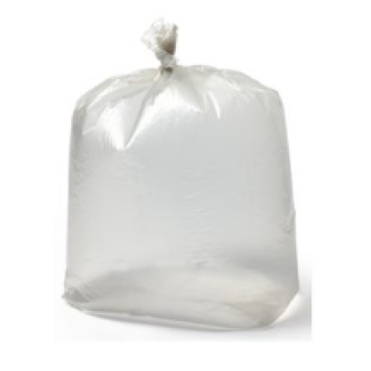 Heavy Duty Clear Sacks/Bin Liners (pk-200) - Clear - 18x29x39" 90Ltr