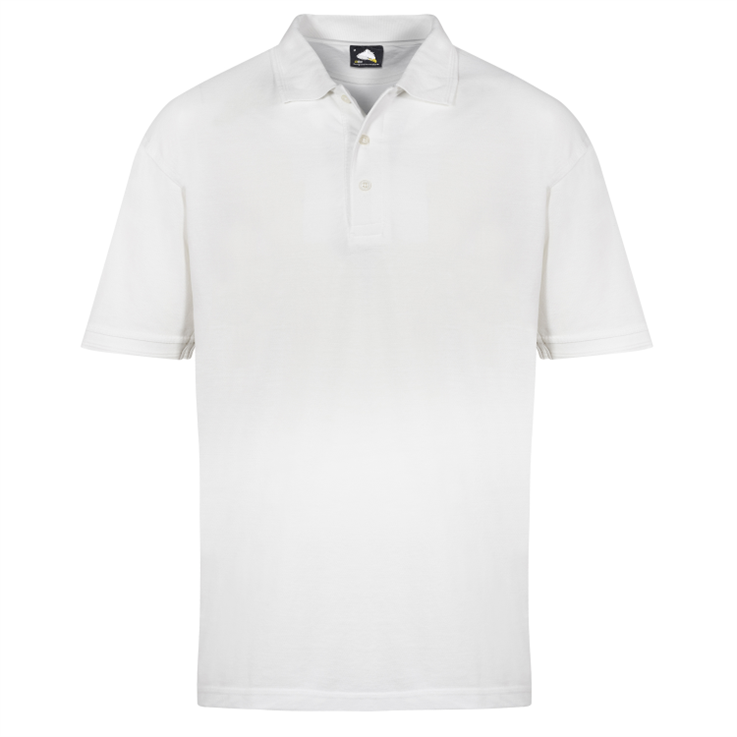 Premium Weight Polo Shirt - White