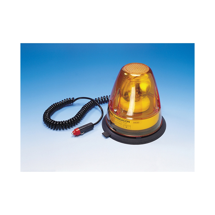 Magnetic Flashing Beacon - Amber - 12V