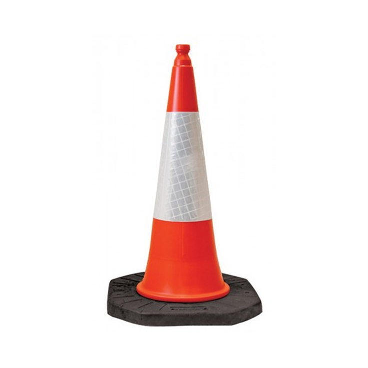 Heavy Duty Motorway Road Cone - Two Part-1m