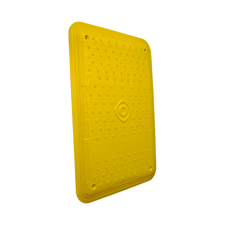 Trench Cover complete with metal reinforcing bars - Yellow - 1200 x 800 x 40mm
