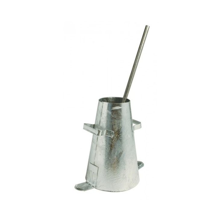 Concrete Testing Slump Cone - 100x200x 290mm