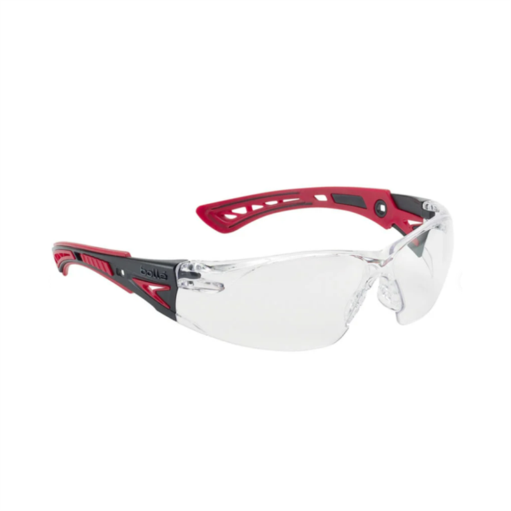 Bollé RUSH+ Platinum Coated Safety Glasses with Anti-Scratch & Anti-Mist Lens