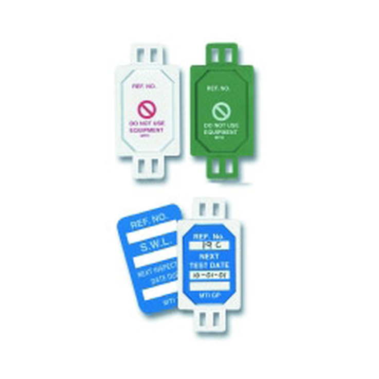 Single Replacement Microtag Card Showing "Next Test Date" - 47mm x 30mm