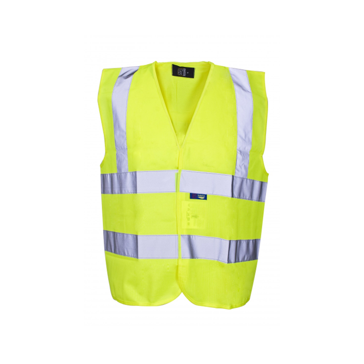 Shortened Hi-Vis Waistcoat - Yellow