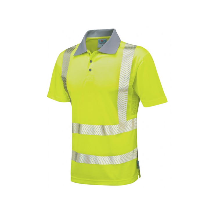 LEO WOOLACOMBE ISO 20471 Class 2 Coolviz Plus Polo Shirt