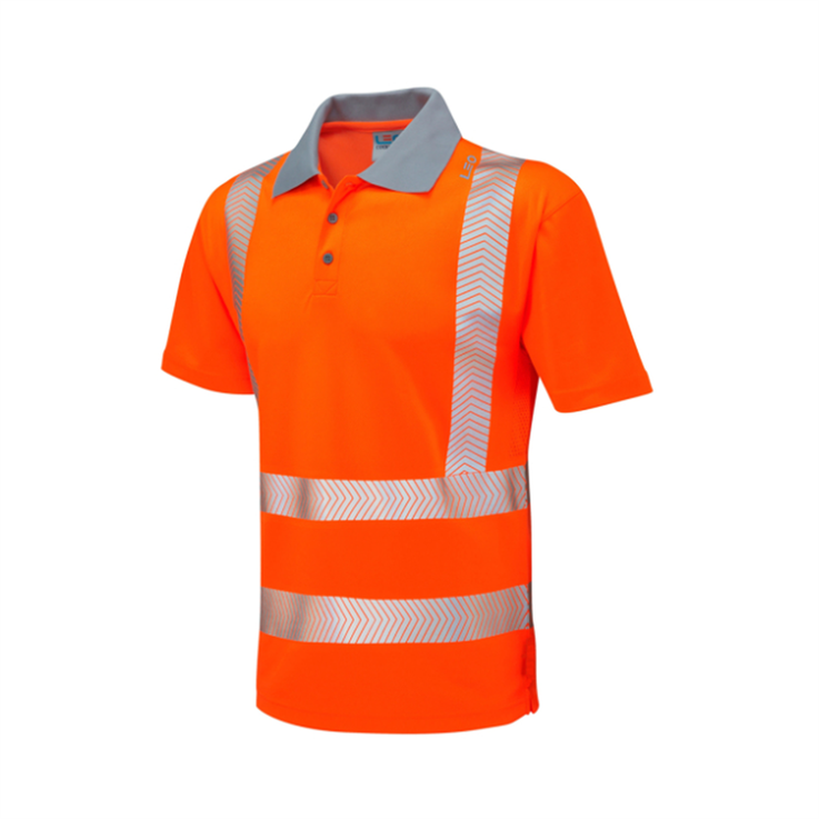 LEO WOOLACOMBE ISO 20471 Class 2 Coolviz Plus Polo Shirt