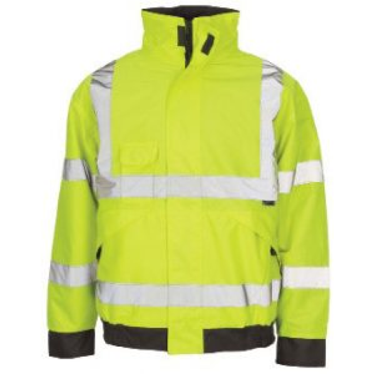 LEO CHIVENOR ISO 20471 Class 3 Bomber Jacket - Yellow