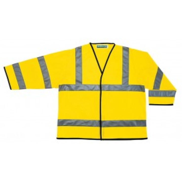 Class 3 Hi-Vis Sleeved Waistcoat - Yellow