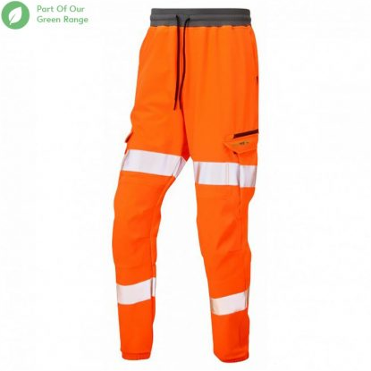 LEO Hawkridge EcoViz High Performance 4X Stretch Jog Trouser - Orange